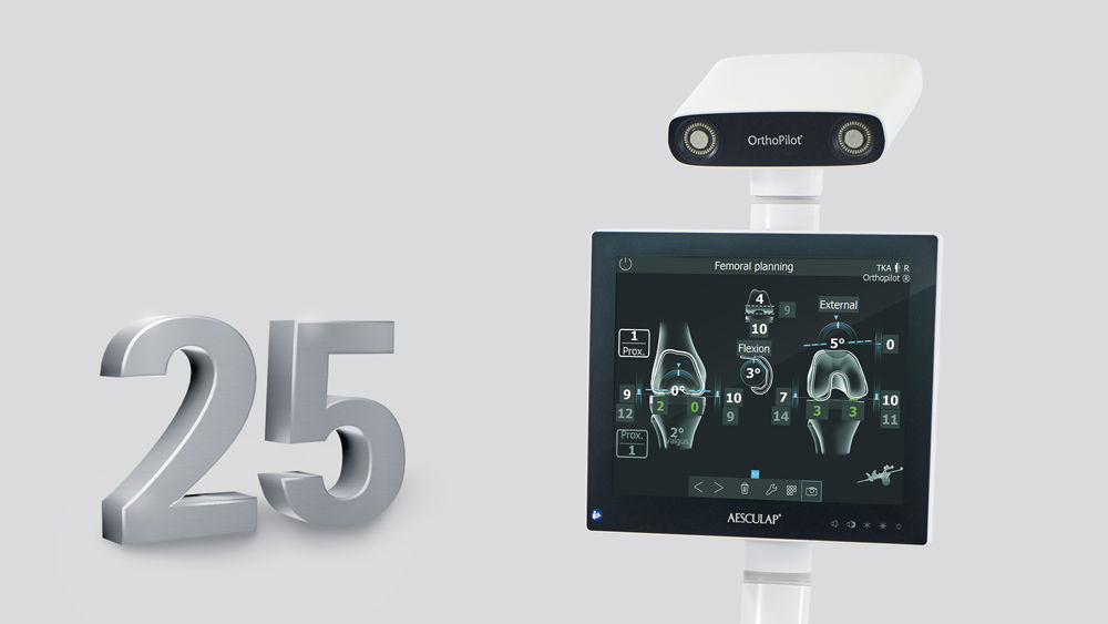 Sistema de navegação OrthoPilot Elite - 25 anos de avanços