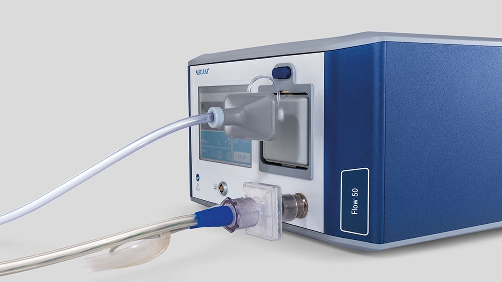 Insuflador Flow 50 para procedimentos abertos e laparoscópicos