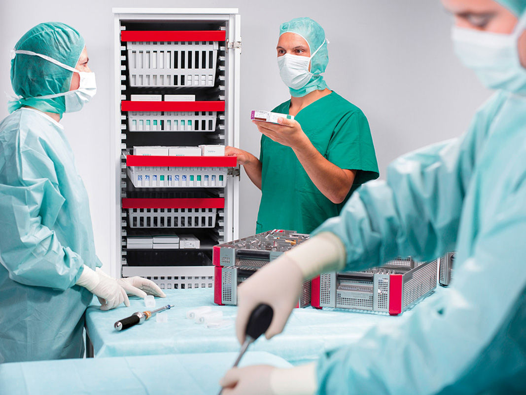Implantes estéreis Ennovate® para gerenciamento do fluxo de trabalho hospitalar