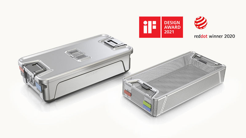 AESCULAP Aicon® com o prêmio IF Design e o selo Reddot Winner