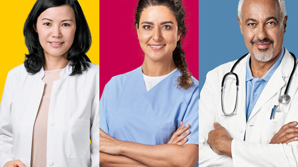 Um farmacêutico, um enfermeiro e um médico