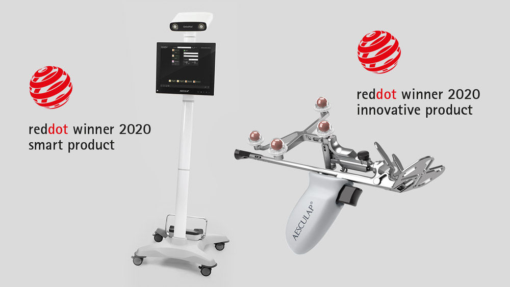 OrthoPilot® Elite vencedor do Prêmio RedDot Design 2022