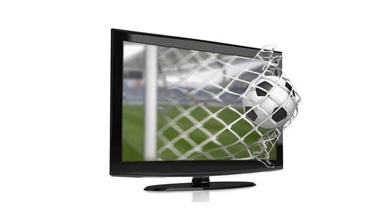 Simulação 3D em um monitor de TV