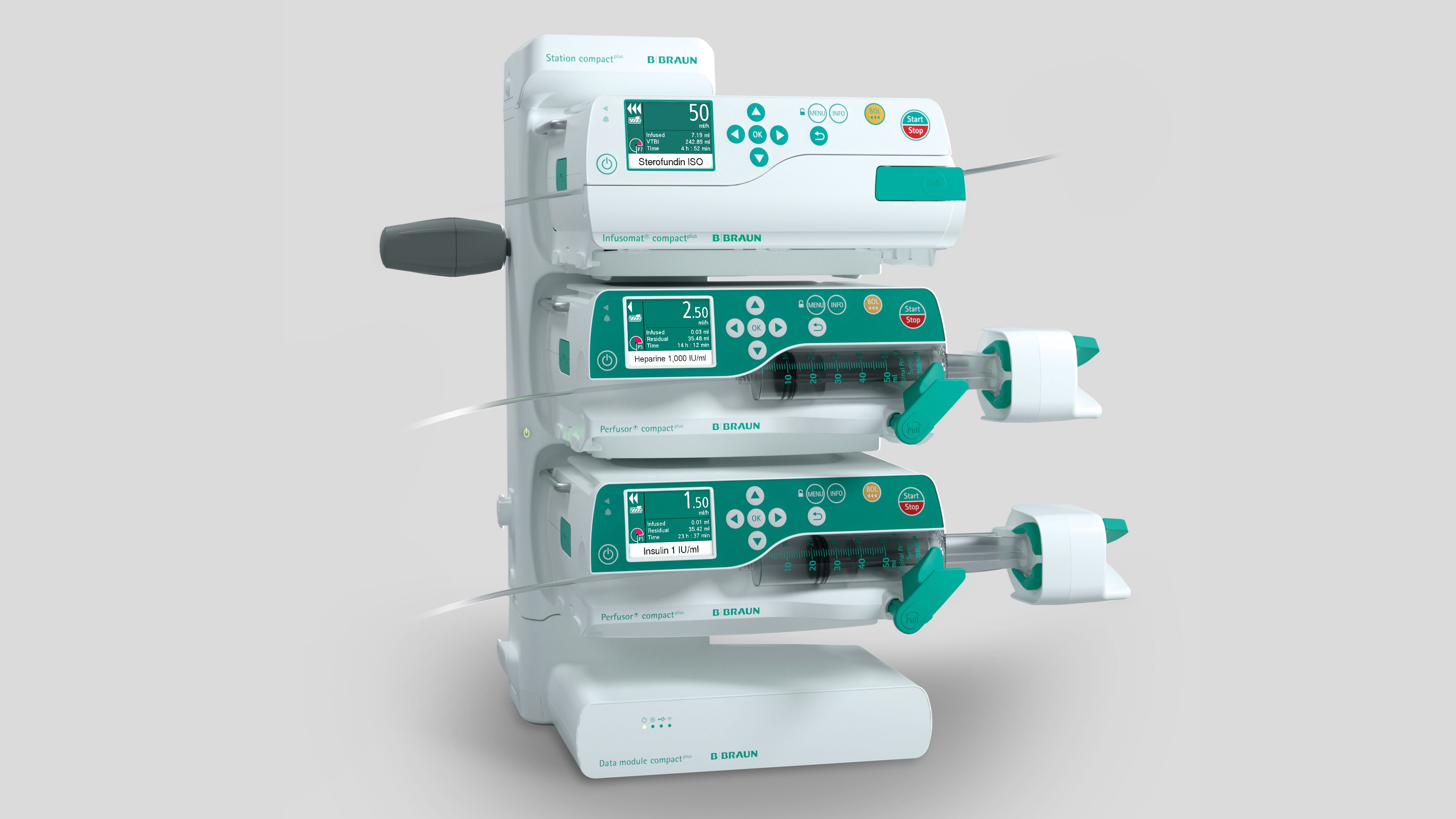 sistema de infusão compactplus